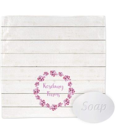 YouCustomizeIt Personalized Farm House Washcloth