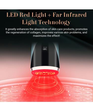 UUPAS LED Infrared Red Facial Light Therapy Device - Red Light Therapy for Face - Buy Online on GoSupps.com