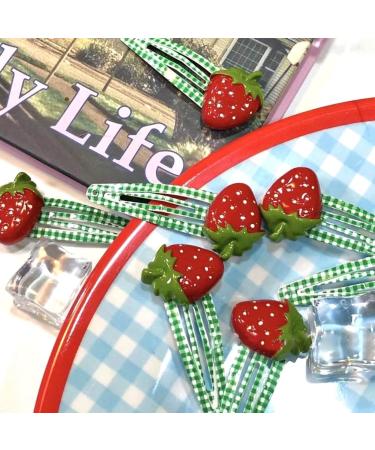 Limtula 2 s Girls Small Hair Clip Sweet Side Clip Metal Snap Hairpin Gift Cute Fruit Hair Accessories for Women B - Buy Online on GoSupps.com