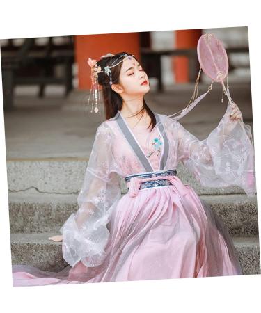 FOMIYES 1pc Pearl Hairpin Gold Hair Pin Gold Tassel Jaw Trainer Chinese Wedding Decoration Japanese Hair Accessories Chinese Hairpin Wood Hair Fork Pink Miss Hair Clip Classical - Buy Online on GoSupps.com