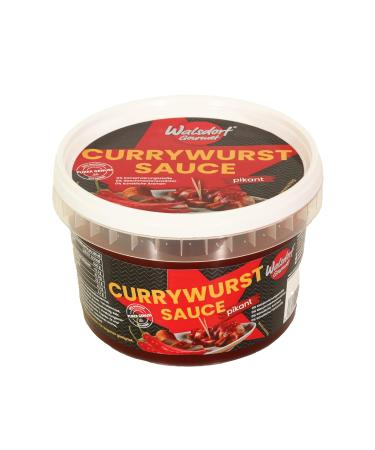 Walsdorf Gourmet Currywurst Sauce 3x500g - Vegan High-Quality Curry Ketchup Without Flavor Enhancers - Buy Online on GoSupps.com