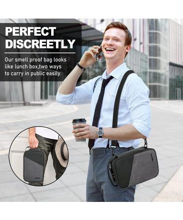 Smell Proof Stash Box with Combination Lock - Black | Storage and Travel Gift for Men/Women - Buy Online on GoSupps.com