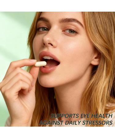 14-in-1 Advanced Eye Vitamin Supplement with Lutein Zeaxanthin Bilberry Extract & Zinc for Adults - Supports Vision Macula & Blue Light Protection - 60 Capsules (01) - Buy Online on GoSupps.com