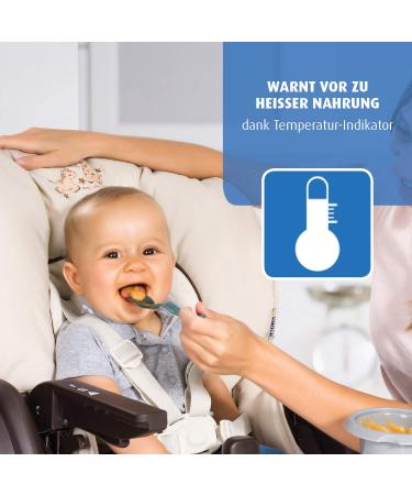 Reer Soft Thermal Sensor Spoon Set - Safe Baby Feeding Spoons BPA-Free Learning to Eat 3 Multi-Colored Pieces - Buy Online on GoSupps.com
