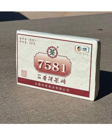 Tea Soul Tea Soul Puer Shu (cuit) 7581 Brick 2018 250 gr