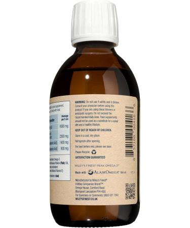 Pure Wild Alaskan Fish Oil - Wiley's Finest Omega-3 Liquid with Natural Lemon Flavor, 8.45 fl oz - Buy Online on GoSupps.com