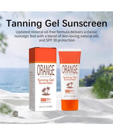  Generisch Tanning Gel | Intense Tanning Gel 88g for Women | Tanning Accelerator for Sunbeds and Outdoor Sun Protection | Sun Protection with SPF 30 Tanning Butter for the Beach - Buy Online on GoSupps.com