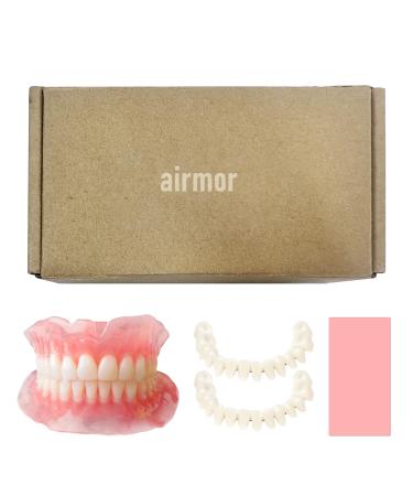airmor Do It Yourself Denture Fake Teeth Top and Bottom Temporary Teeth Easy and Convenient Common to All situations-2