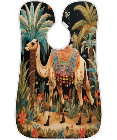 Animal Camel Beard Bib Apron | Beard Hair Catcher for Men | Perfect Father's Day & Anniversary Gift | Beard Bib with 2 Suction Cups - Buy Online on GoSupps.com