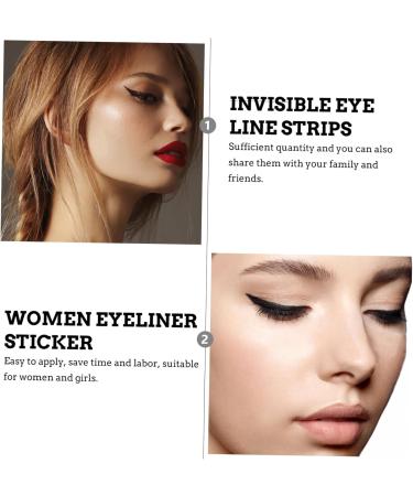 FOMIYES 108 Pairs Glitter Eyeliner Korean Stickers Instant Reusable Eyeliner Sticker Miss Adhesive Tape Eyes - Buy Online on GoSupps.com