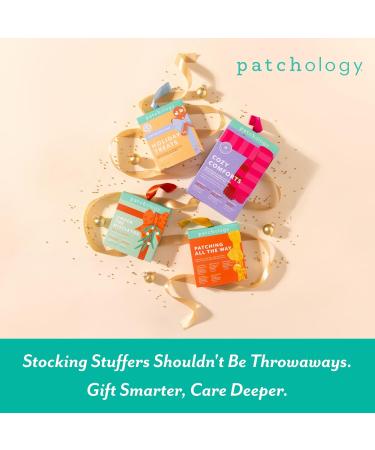Patchology Patching All The Way Gift Set Hydrating Under Eye Masks with Collagen Retinol Hyaluronic Acid Christmas Gift & Beauty Stocking Stuffer for Puffy Eyes 5-Pair Sampler (Limited Edition) - Buy Online on GoSupps.com