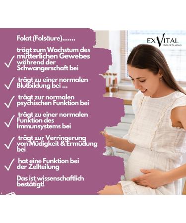 Buy Folic Acid Drops 400 g - 50ml Vegan Supplement for Pregnancy & Immune Health - Additive-Free Lab-Tested in Germany - Buy Online on GoSupps.com