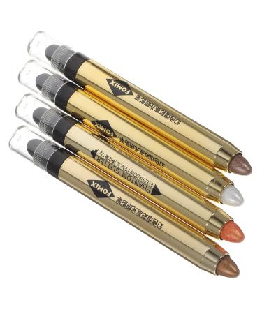 PLAFOPE 4pcs Plastic Makeup Pen Eye Shadows Makeup Stick