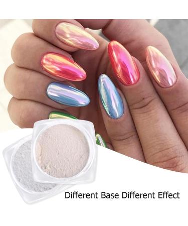 Shop 7 Colors Pearl Chrome Nail Powder - Iridescent Metallic Nail Art for Women & Girls - Buy Online on GoSupps.com