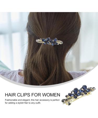 FOMIYES Rhinestones Hair Barrette Spring Hair Clip Glitter Barrette Women Decorative Barrette - Buy Online on GoSupps.com