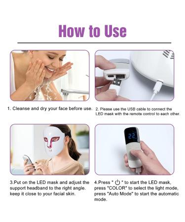 OSITO LED Light Therapy Facial Mask - Acne Treatment & Anti-Aging Red Light Therapy - FSA/HSA Eligible - Unlimited Sessions - White - Buy Online on GoSupps.com