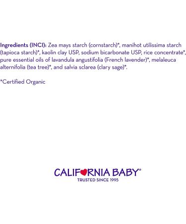 California Baby Organic Calming Powder - 2.5 oz - Buy Online on GoSupps.com