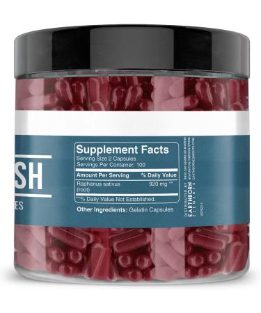 Earthborn Elements Black Radish - 200 Capsules - Buy Online on GoSupps.com