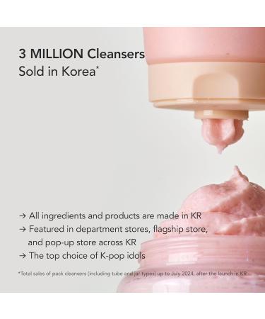 Whipped Cream Vegan Cleanser - Avocado & Lime for Dry Skin | Extra Deep Moisturizing Face Cleanser with Niacinamide & Hyaluronic Acid | 120ML Korean Skincare by Lavocado - Buy Online on GoSupps.com