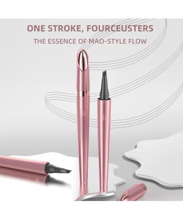 Eyebrow Pencil with 4 Fork Tip Magic Eyebrow Pencil 3D Eyebrow Pen Microblading Brow Pencil Creates Natural Makeup Stay on All Day Create Natural Hair-Like Defined Brows Last All-Day(Dark Brown) - Buy Online on GoSupps.com