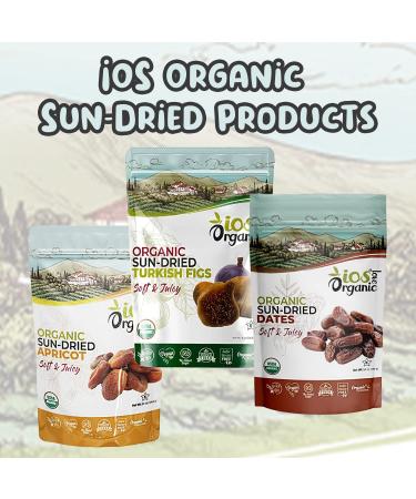 ORGANIC Sun-Dried Apricot - IOS Love Organic- | Purely Apricot - USDA Certified Organic Apricot  NO Added Sugars  Sulfurs or Preservatives | NON-GMO  VEGAN  & KOSHER - Buy Online on GoSupps.com