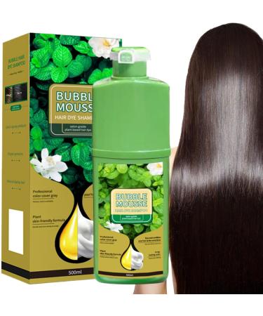  G n rique Hair Color Mousse Long-Lasting Dye Coloring Shampoo | 500ml Natural Mousse for Gray Hair Men and Women | Plant-Based Coloring Shampoo Easy Home Application - Buy Online on GoSupps.com