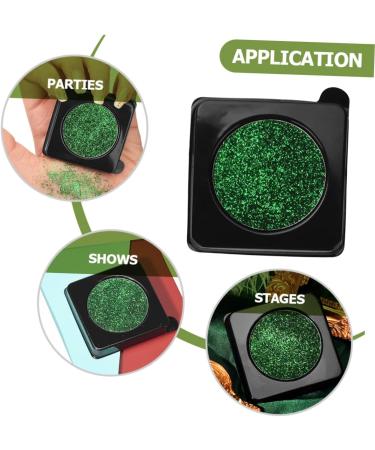 SKISUNO Kawaii Makeup Glitter Eyeshadow Palette Green Eyeshadow Green Glitter Makeup Green Face Glitter Miss Halloween Set - Buy Online on GoSupps.com