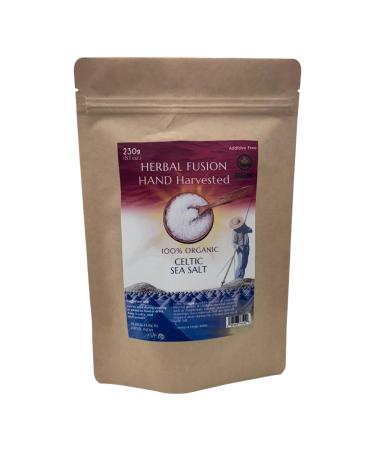 Organic Sea Salt Coarse Grain Hand Harvested 100% Natural GMO-FREE (Certified Product)