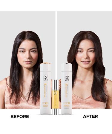 Buy Gk Balancing Shampoo & Conditioner Combo 300ml | Argan Oil Serum 50ml | Repair Dry & Frizzy Hair | Sulfate & Paraben Free | International Shipping Available - Buy Online on GoSupps.com
