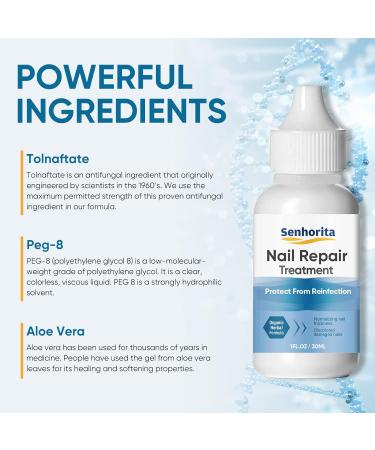 Extra Strength Nail Repair Drop for Toenail Fungus Treatment - Restores Appearance of Discolored Nails - Natural Herbal Extract - 1 Count - Buy Online on GoSupps.com
