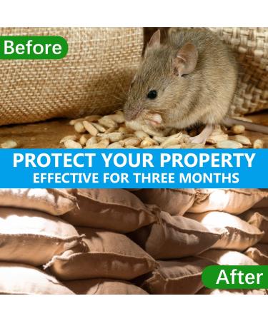Peppermint Oil Rodent Repellent Balls - 8-Pack for Mouse and Rat Repellent Indoors & Outdoors - Buy Online on GoSupps.com