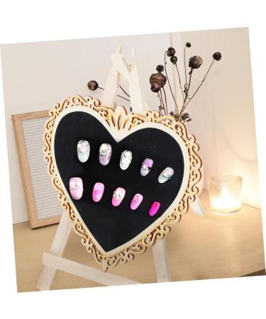 Housoutil 1pc Nail Display Board Wooden Stand Monitor Accessories Detachable Finger Nail Tips Holders Nail Color Chart Stand Manicure Tools Monitor Stands Exhibition Board Sample 26x18cm Assorted Color - Buy Online on GoSupps.com