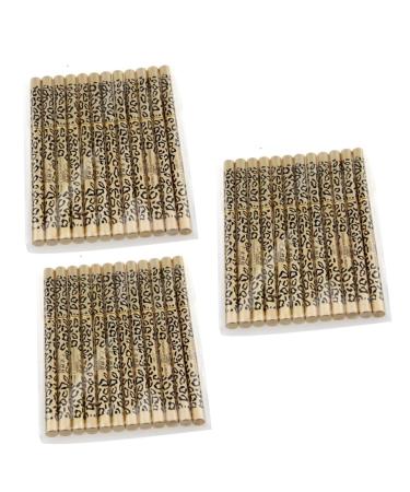Balacoo 3pcs Set 12pcs Eyebrow Pen Eyebrow Pencil Black Eyebrow Pencil Brush Iron Tube Leopard Print 1 count (Pack of 1) As Shownx3pcs