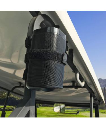HomeMount Portable Speaker Mount for Golf Cart - Adjustable Strap for Bluetooth Wireless Speaker Attachment - Black - Buy Online on GoSupps.com