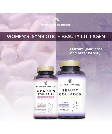  N2 Natural Nutrition Probiotics for Women 300 billion CFU/g* 17 multi-strains for intestinal vaginal urinary and skin health. 60 capsules N2 Natural Nutrition - Buy Online on GoSupps.com