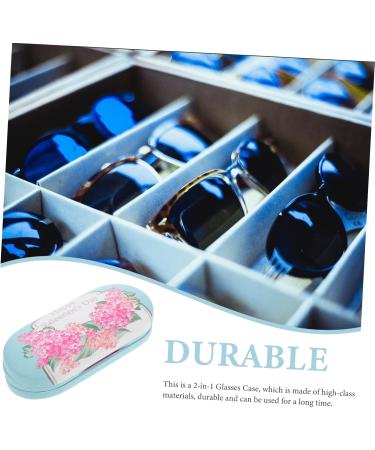 Solustre Double-Lodged Glasses Case & Lens Travel Set | Premium Leather PU Travel Accessories for Lenses - Buy Online on GoSupps.com