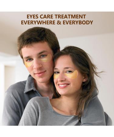 3 Packs Under Eye Patches - 60 Pcs Hydrating Collagen Gel Masks with 24K Gold & Pink for Dark Circles & Puffiness - Perfect Beauty Treatment for Men & Women - Buy Online on GoSupps.com