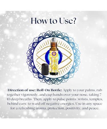 Deve Herbes Protection Oil - Essential Oil Blend to Ward Off Negative Energies & Evil Eye with 10ml & 5ml 0.25 Fl Oz (Pack of 2) - Buy Online on GoSupps.com
