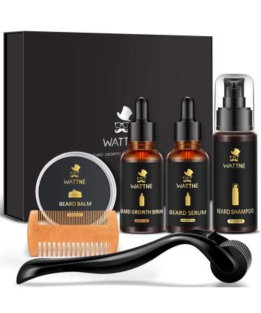 Beard Growth Kit,Derma roller for beard growth,Biotin Beard Growth oil for Patchy Beard ,Beard Serum,Beard Shampoo,Beard Balm,Beard Comb,Beard E-Book-Gifts for Men Him Dad Father Boyfriend