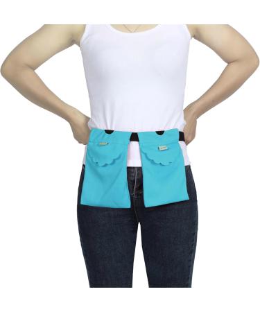 Mastectomy Drainage Pouch & Shower Support - Adjustable Comfort in Lake Blue | Shop Now - Buy Online on GoSupps.com