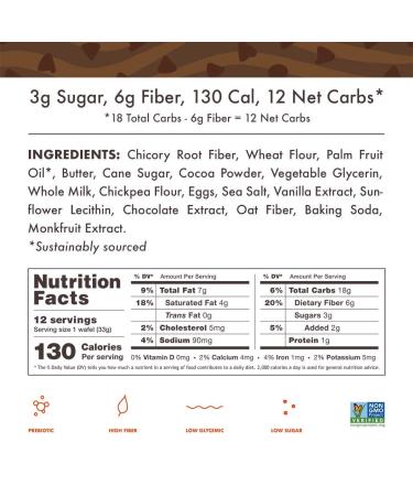 Rip Van Wafels Chocolate Brownie Stroopwafels - 12 Pack - 1.16 oz Each - Buy Online on GoSupps.com