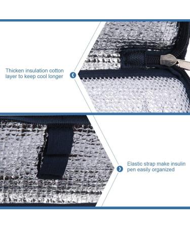 Brrnoo Insulin Cooler Travel Bag - Portable Insulin Cooling Case for Diabetic Supplies - Buy Online on GoSupps.com
