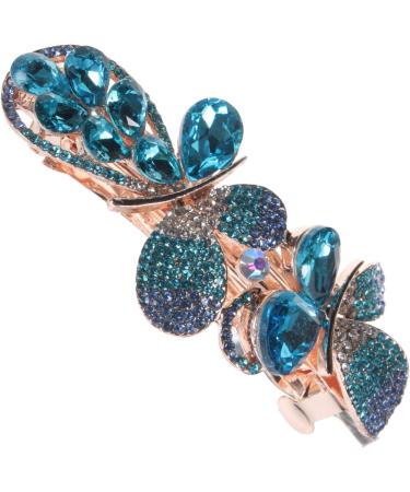 Beaupretty Spring Hair Clip rhinestone hair clip girls hair clips hair barrettes for girls blue hair clips barrettes for thick hair girl hair clips bridal hair pin rhinestones Miss - Buy Online on GoSupps.com