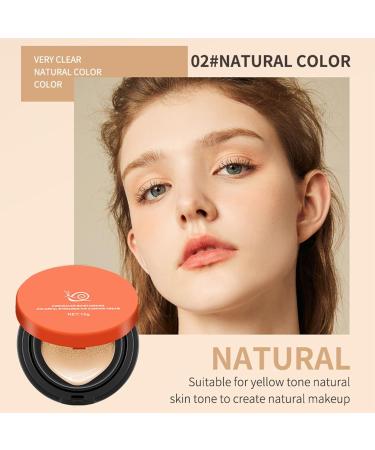 Mushroom Head Air Cushion Foundation CC Cream Liquid Foundation BB Cream ConcealerNude Makeup Moisturizing Brightening Pigment Liquid Foundation Oil Control(Natural) - Buy Online on GoSupps.com