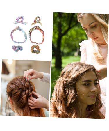 minkissy 2 Sets Girls Headbands Girl Hair Accessories Suits for Women Girls Hair Ties Ponytail Holders Hair Ties for Women Elastic Headbands Women Hair Ties Cloth Rabbit Ears Women's Fabric - Buy Online on GoSupps.com