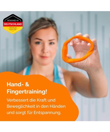 Premium Therapy Tan - Vegan Residue-Free & Odorless | 6 Colors & Hardness Levels for Relaxation & Strength - 1 Orange - Buy Online on GoSupps.com