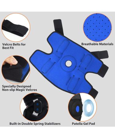 JWISLAND 2 Pack Knee Braces for Women & Men - Arthritis Pain Relief - Patella Gel Pads - X-Large - Buy Online on GoSupps.com