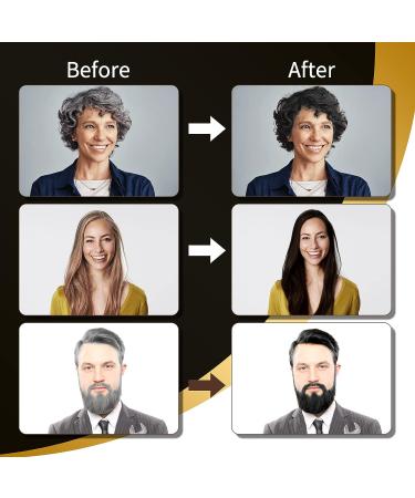 COSMTEK Black Hair Dye Shampoo for Gray | IVNIL Natural 3-In-1 Semi-Permanent Color for Women & Men | Herbal & Ammonia-Free | Fast Acting, Long Lasting | 16.9 fl oz - Buy Online on GoSupps.com