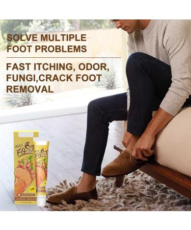 2PC Nutrition Foot Cream Foot Deodorant Cream for Odour Skin Therapy Cream Itching Sweating Scaling and Blisters Refreshing Soothing and Calming Convient Aussi Bien aux Hommes Qu'aux Femmes - Buy Online on GoSupps.com