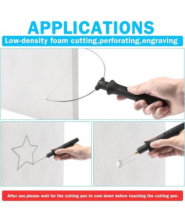 Aolloa 4 in 1 Hot Foam Cutter Set with Digital Voltage Controller | Electric Cutting Machine Pen Kit for Polyethylene Styrofoam Carving - Buy Online on GoSupps.com